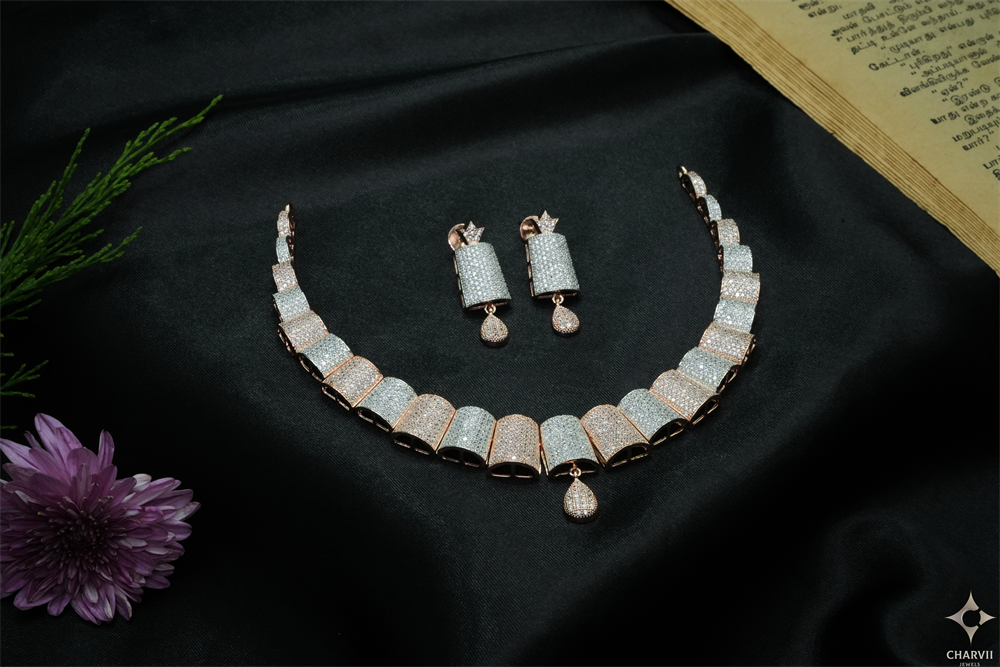 Rose Plated Necklace SNE0138